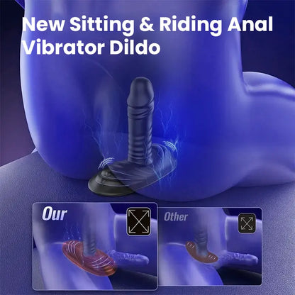 Triple-Motor Thrusting Prostate Vibrator