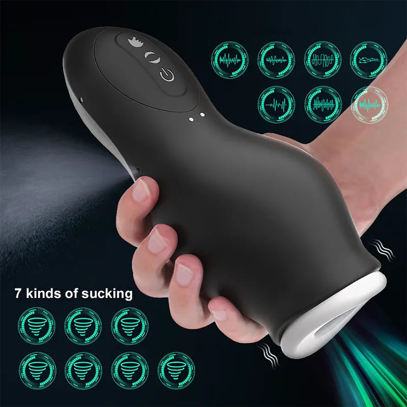 Automatic Suction Vibrating Male Masturbator