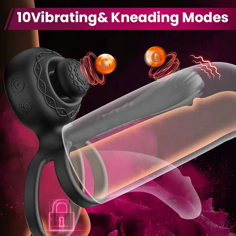 Octopus Kneading Vibrating Couples Ring