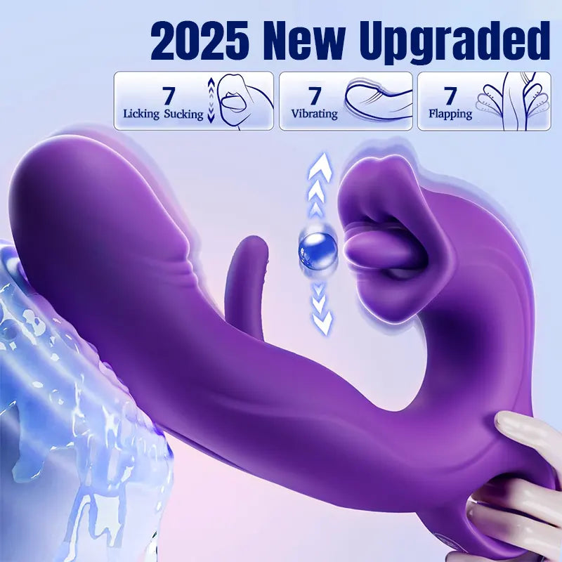 Rose Slap Vibrating Tongue Vibrator