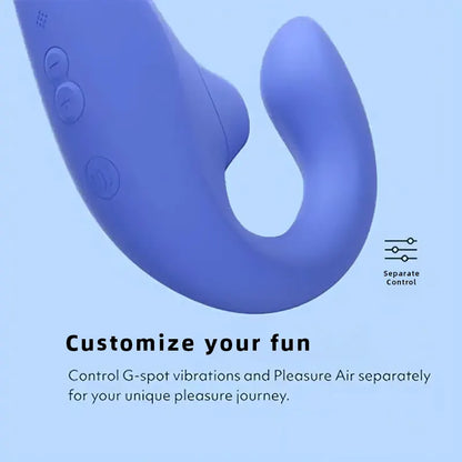Blue U-Shaped Mini Vibrator