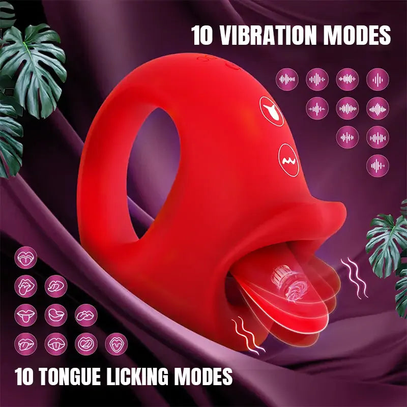 Honey Tongue G-Spot Vibrating Masturbator