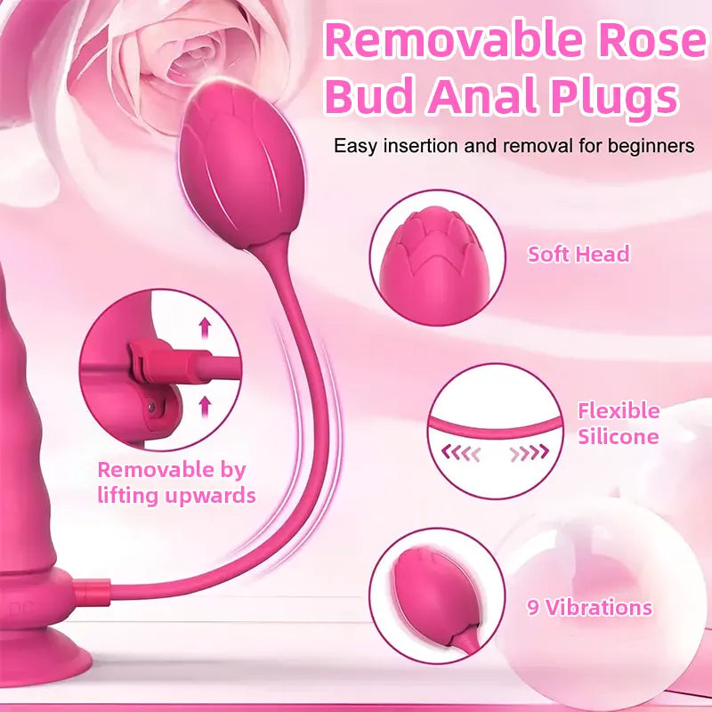 App-Controlled Dual Vibration Anal Plug