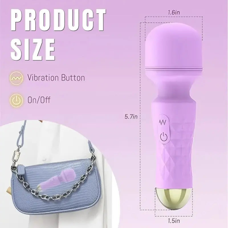 Dual-Ended Wand Vibrator