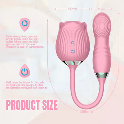 Rose G-Spot Pleasure Vibrator
