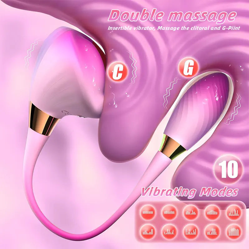 Dual-Ended Vibrator for Deep Pleasure