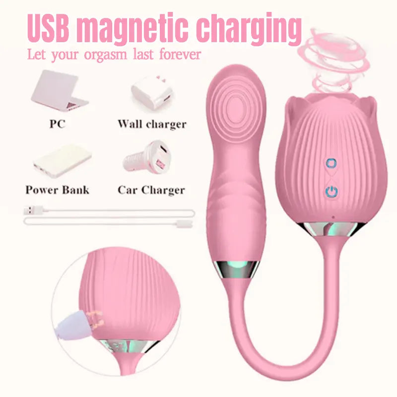 Rose G-Spot Pleasure Vibrator