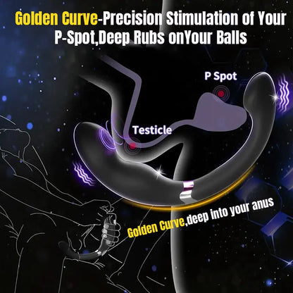 Curved Dual-Ended Prostate Massager