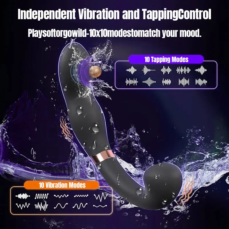 Curved Dual-Ended Prostate Massager