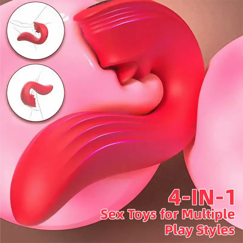 Remote Tongue Vibrator for Women