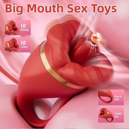 Rose Tongue Licking Vibrator