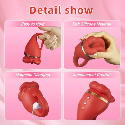 Rose Tongue Licking Vibrator