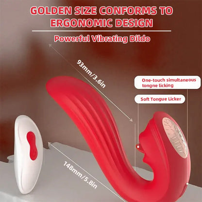 Remote Tongue Vibrator for Women