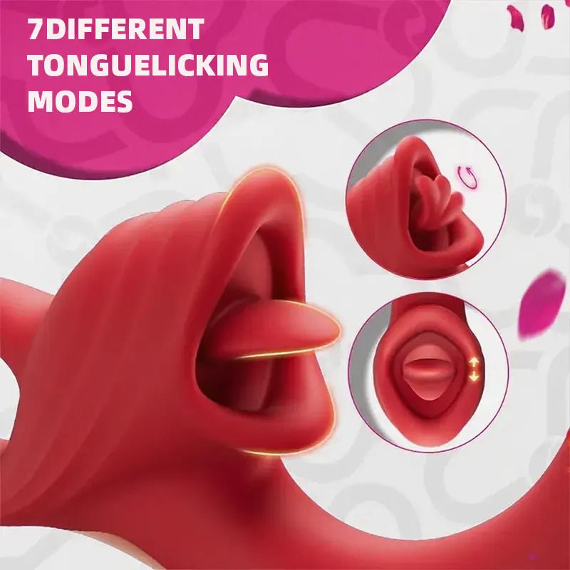 Rose Clit Licking Vibrator for Women