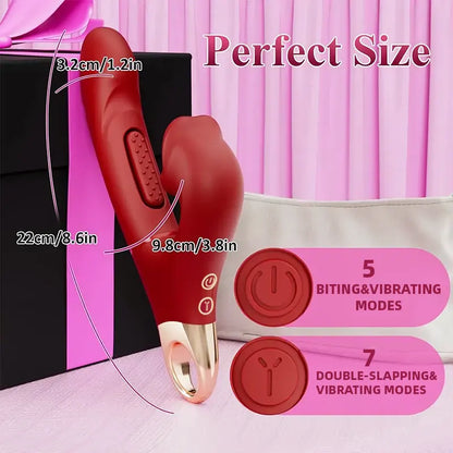 Rose Tongue Vibrator with Pull Ring