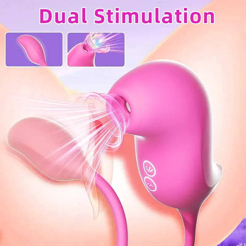 App-Controlled Sucking Vibrator