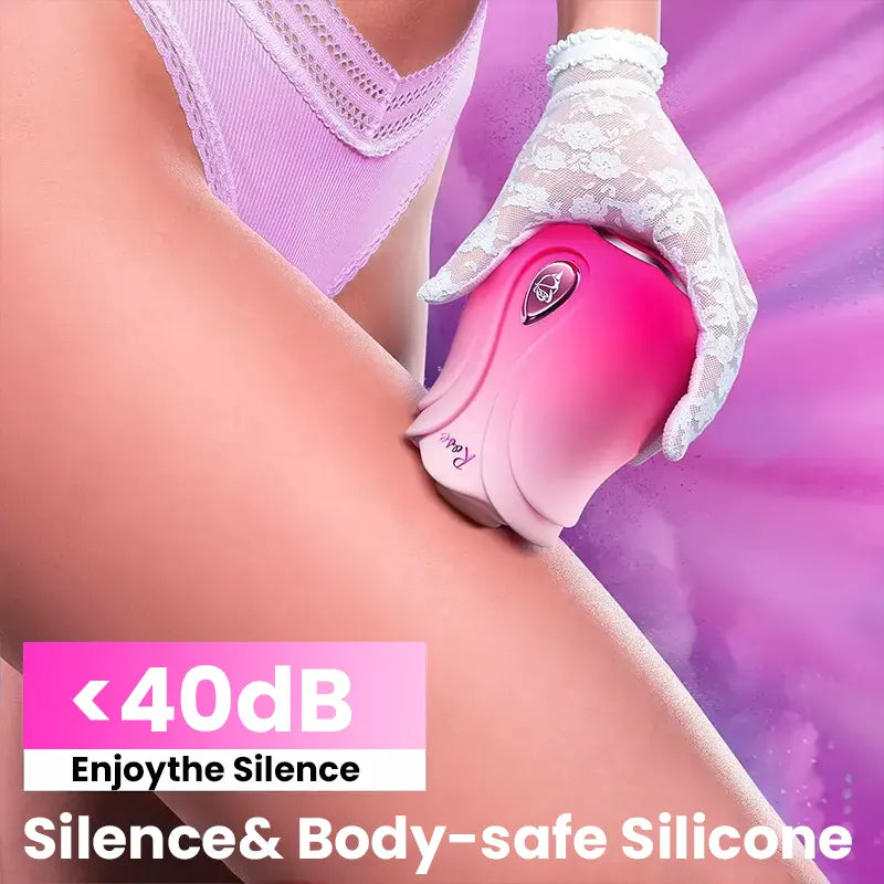 Rose-Shaped Clitoral Sucking Vibrator
