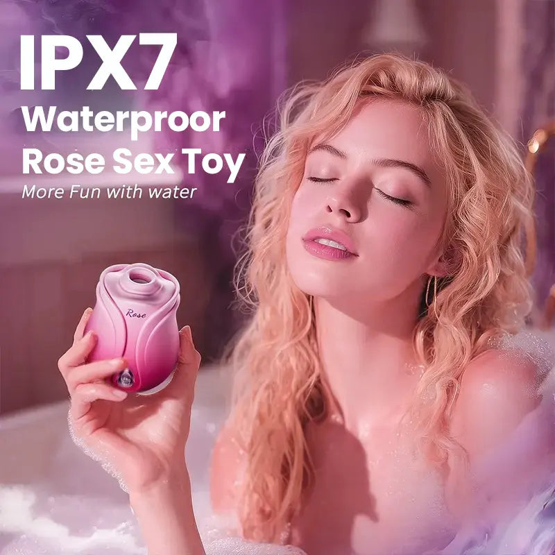 Rose-Shaped Clitoral Sucking Vibrator