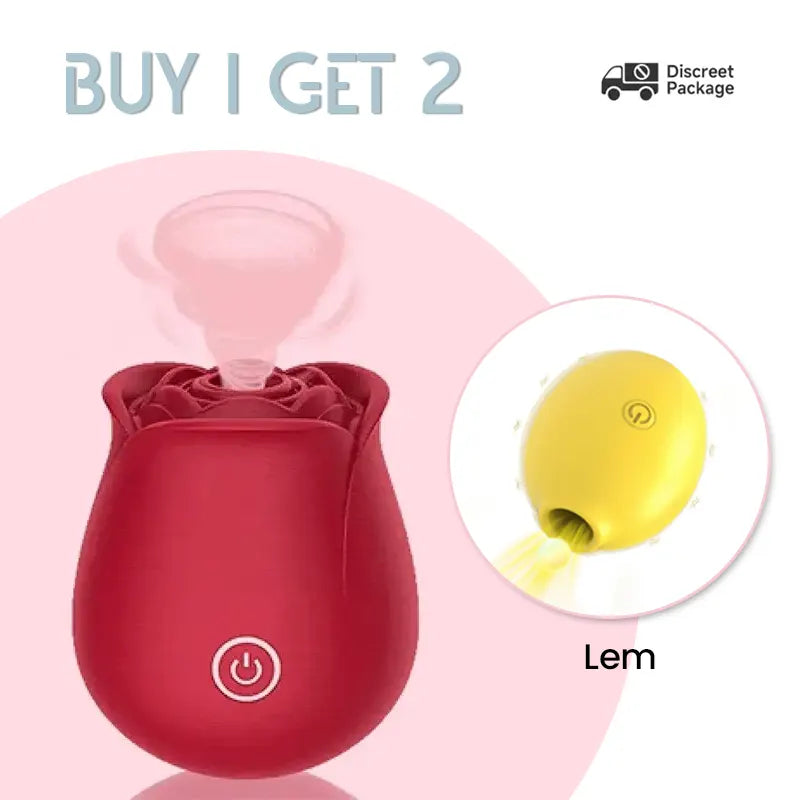 Red Rose Clitoral Suction Toy