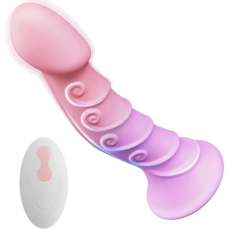 Remote Control Suction Cup Dildo – 8 Vibration Modes