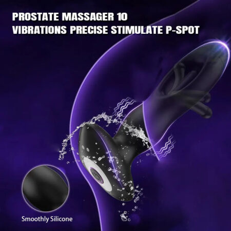Remote Flapping Vibrating Anal Plug