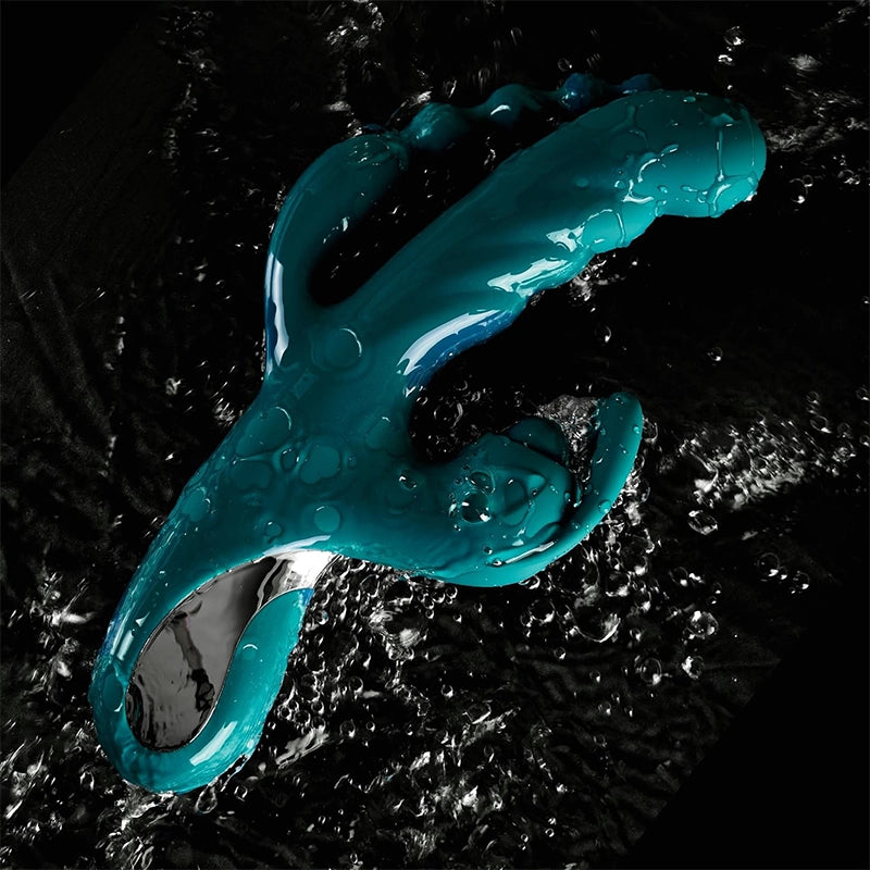 Triple Action Heated Rabbit Vibrator