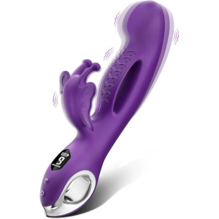 Dual Motor Vibrator with 10 Modes for G-Spot & Clitoral Pleasure