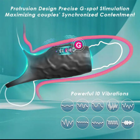 Vibrating Silicone Extension Sleeve Ring