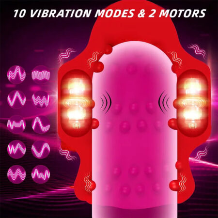 Oral-Like Vibrating Stroker for Men