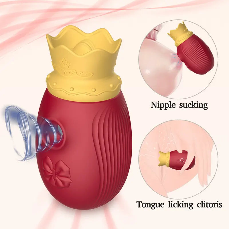 Wireless Tongue Sucking Vibrator - 10 Modes