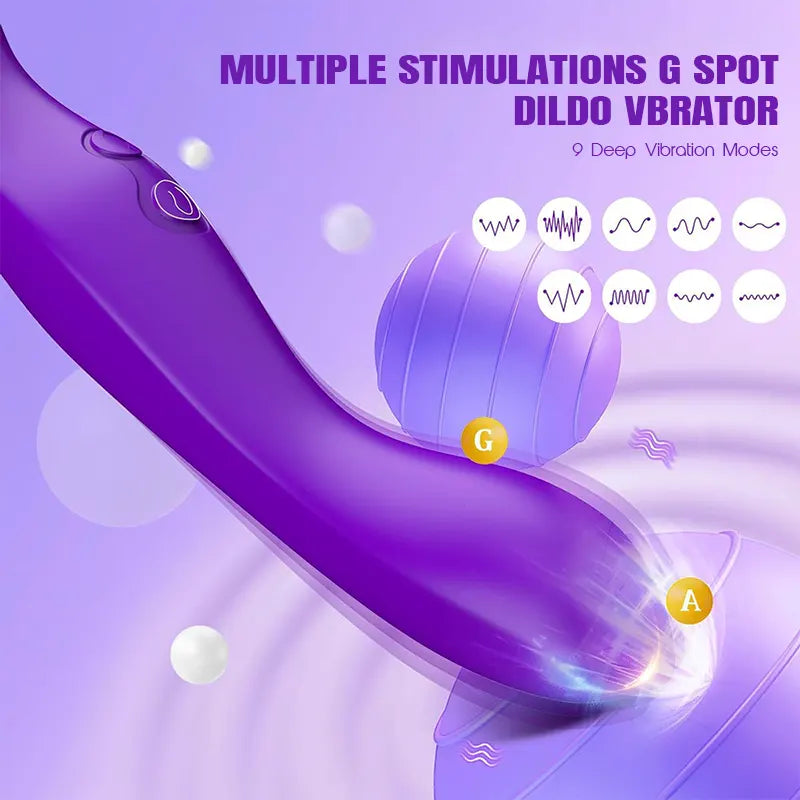 Tongue Licking Vibrator with Suction Base