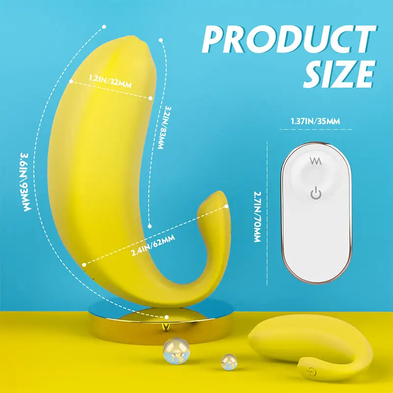 Wearable Banana Vibrator with Remote