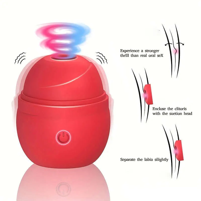 Blossom Rose Clitoral Suction Vibrator