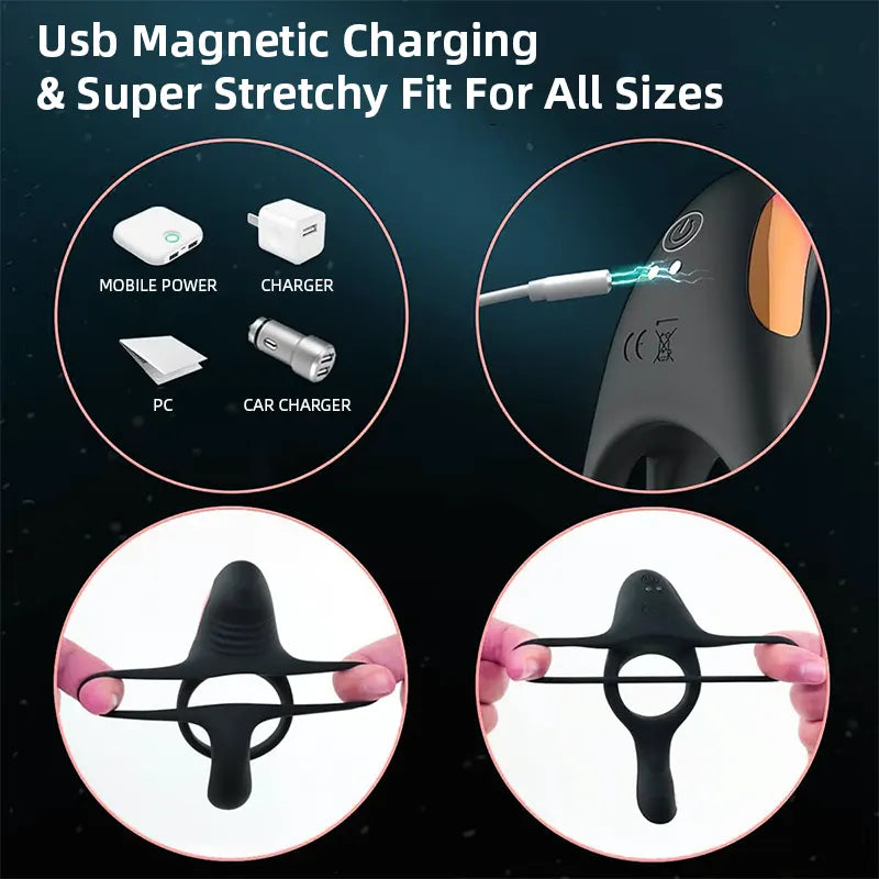 Dual Motor Vibrating Couple Ring