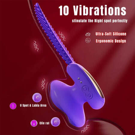Rattlesnake Vibrator for Vulva Stimulation