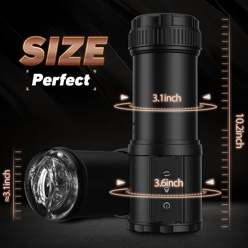 Suction Vibrating Male Masturbator Cup