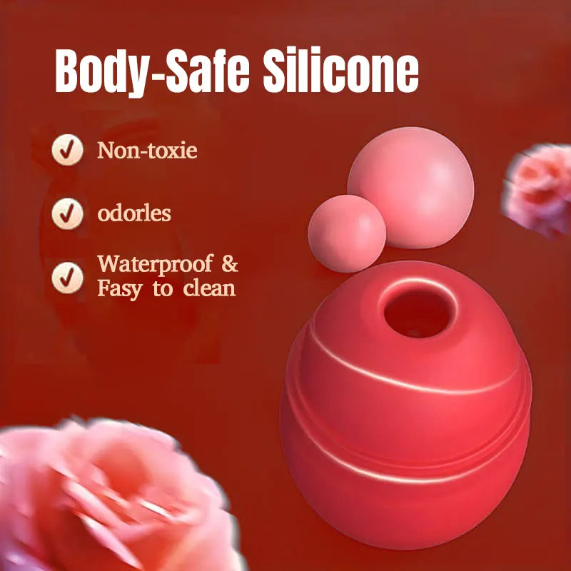 Blossom Rose Clitoral Suction Vibrator