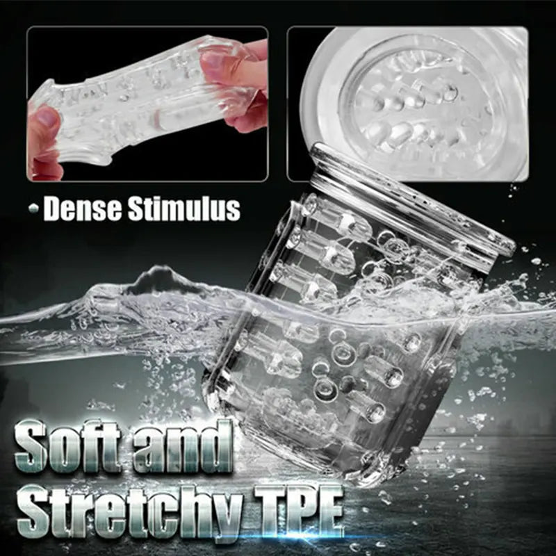 Suction Vibrating Male Masturbator Cup