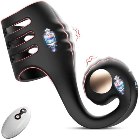 Snail-Inspired Vibrating Cock Ring Sleeve