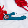 Blue sex toys and white box