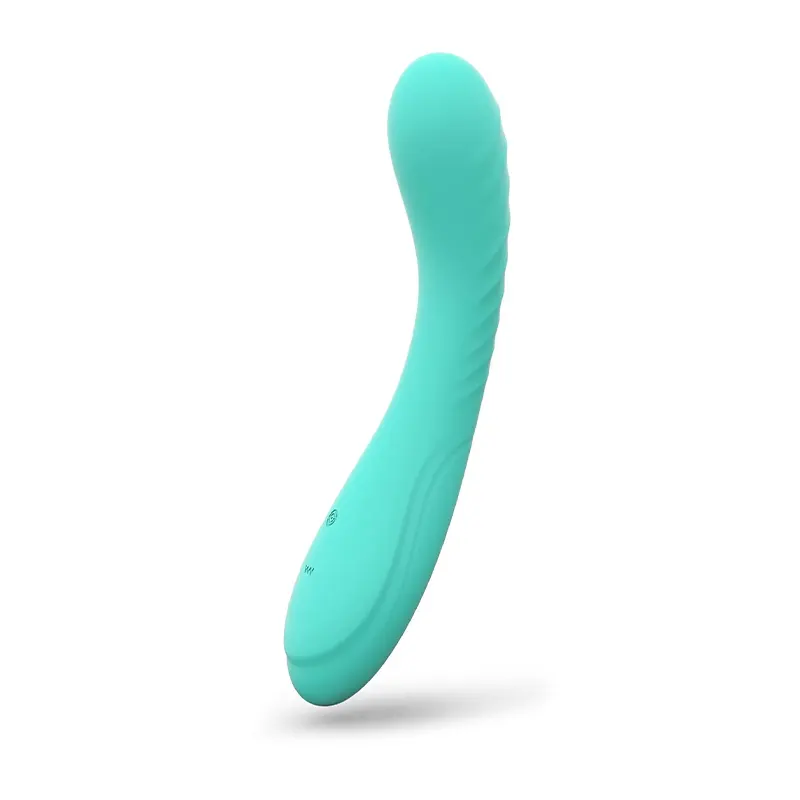 Curved Silicone G-Spot Vibrator – Ergonomic Textured Personal Massager