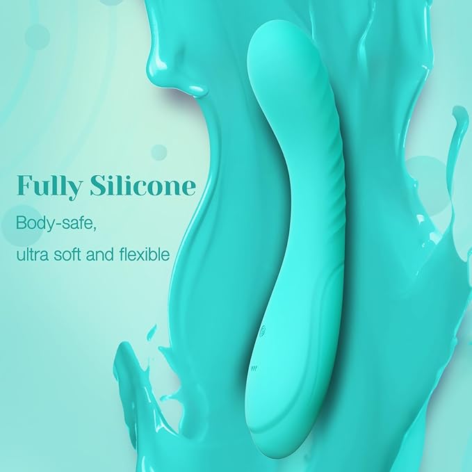 Curved Silicone G-Spot Vibrator – Ergonomic Textured Personal Massager - Image 5